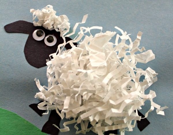 Paper Sheep Craft Inspired by Shaun the Sheep: Animal Antics DVD!