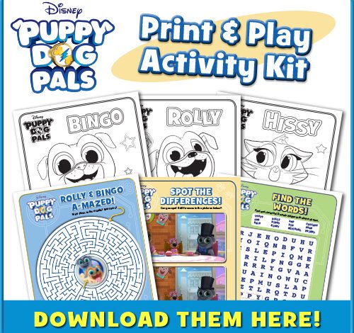Disney Puppy Dog Pals DVD Now Available! Plus Bingo and Rolly Coloring Sheets! {Giveaway}