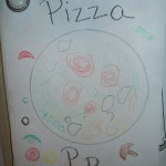 Inexpensive Kids Craft – Decorate a Pizza