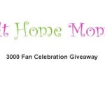 At Home Moma’s 3000 Fan Celebration Giveaway Details