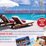 Merry Month of Mom’s Giveaway at Spa Week! Enter to Win A 2 Night Stay in Sunny Isles Beach, Florida!