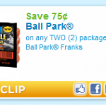 New Ball Park Franks Coupon for .75 off!