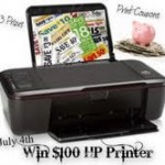 Enter To Win a $100 HP Printer, $25 HP.com Gift Certificate, or a Fully Loaded Coupon Binder!