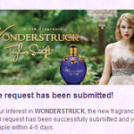 FREE Sample of Taylor Swift’s Wonderstruck Perfume!
