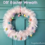 How To Make An Easter Egg Wreath In A Day! This Is A No Glue Project!