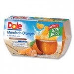 Dole Fruit Coupons Including Mandarin Oranges! Great To Pack In Kids School Lunches!