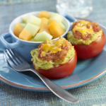 April is Fresh Florida Tomato Month, Check Out These Recipes for Guacamole Tomato Boats and Peach Tomato Salsa!