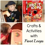 Crafts and Activities with Froot Loops!  Frugal and Fun Child Activities!