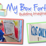 Review and Giveaway of My Box Fort! A Playhouse Kit That Creates Many Designs and Encourages Imagination!