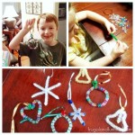 Homemade Christmas Ornaments with Beads! A Quick and Simple Kid’s Craft!