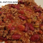 6 Ingredient Chili With Del Monte Petite Cut Diced Tomatoes with Green Chilies! #Recipe