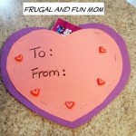 No Glue Valentine's Day Candy Card! A Construction Paper Craft For Kids!