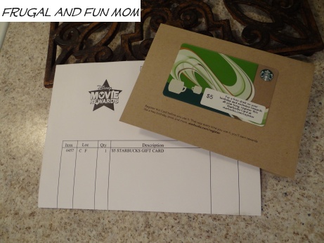 Starbucks Card Disney Movie Rewards