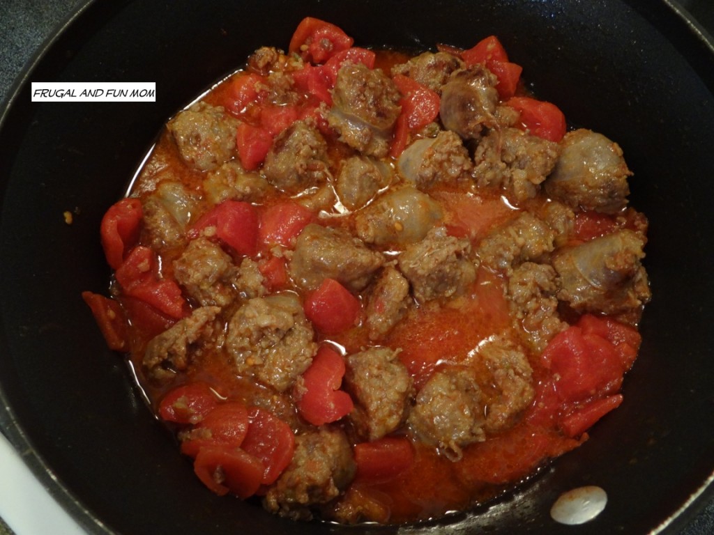 Italian Sausage with Tomatoes 