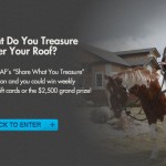 “Share What You Treasure” For A Chance To Win A $2,500 Shopping Spree To The Home Depot From GAF!