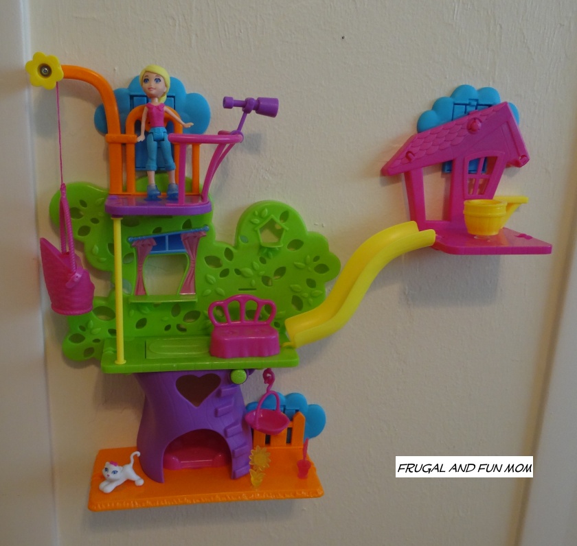 Polly Pocket Wall Party Tree House installed on the wall