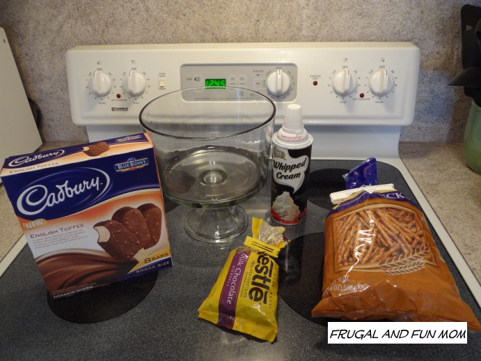 Ingredients for Ice Cream Trifle