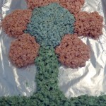 Turning Rice Krispies Treats Into A Flower! A Fun Afternoon Activity!