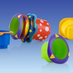 Review of the Nuby Splish Splash Stacking Cups!  Fun and Educational for Baby Bath Time!
