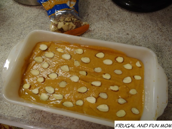 Pumpkin Bread before the oven