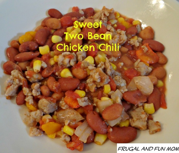 Sweet Two Bean Chicken Chili Recipe