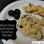 Black Olive and Garlic Hummus Recipe With Pompeian Extra Virgin Olive Oil!