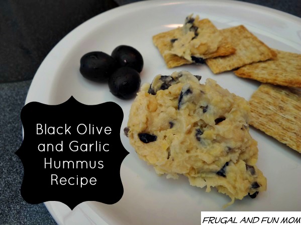 Black Olive and Garlic Hummus Recipe