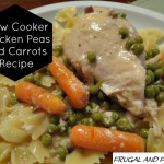 Slow Cooker Chicken Peas and Carrots Recipe! 4 Ingredients and Easy To Prepare!