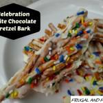 Celebration Pretzel Bark Made With Ghirardelli White Chocolate! Easy To Make With Only 3 Ingredients!