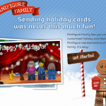 FREE LEGO Minifigure Family Holiday Card! Customize With Faces, Outfits, and More!