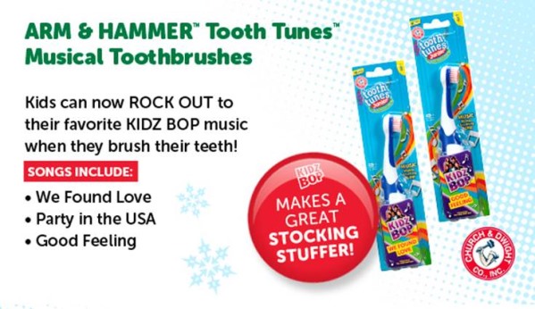 Kidz Bop Tooth Tunes Junior Tooth Brush Arm & Hammer