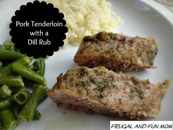 Pork Tenderloin with a Dill Rub