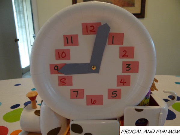 Kids Clock Craft with Tickety Toc