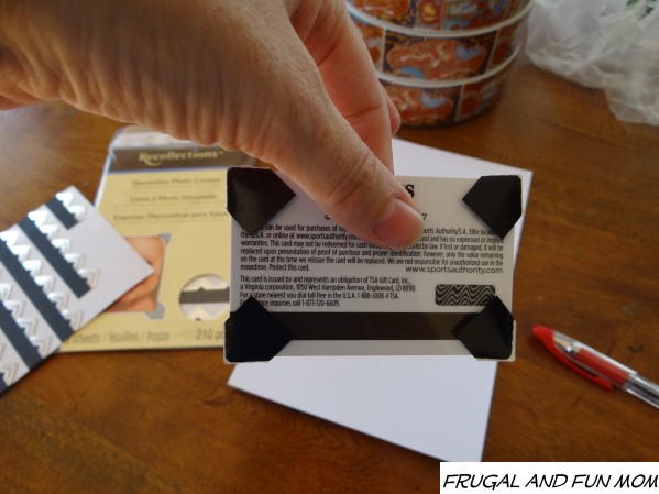 Making a Gift Card Holder DIY
