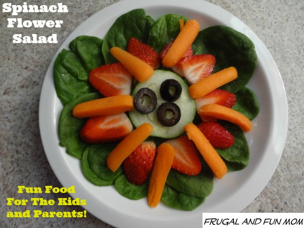 Spinach Flower Salad Fun For the Family