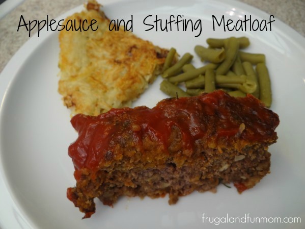 Apple Sauce and Stuffing Meatloaf Recipe