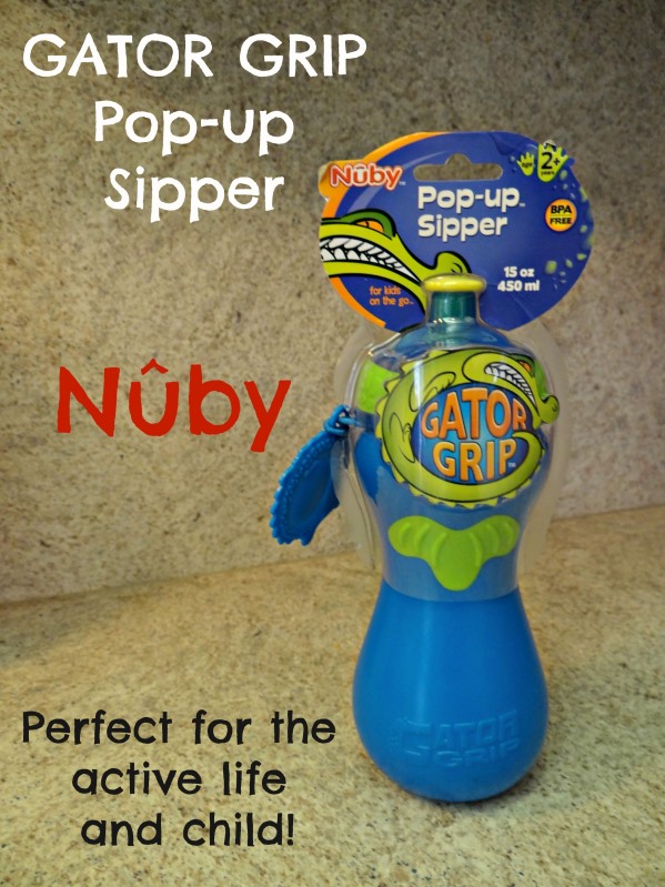 Nuby GATOR GRIP Pop-up Sipper Review