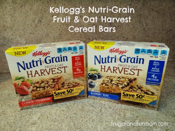 Kellogg's Nutri-Grain Fruit & Oat Harvest Cereal Bars!