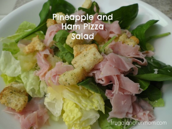 Pineapple and Ham Pizza Salad Fresh Express