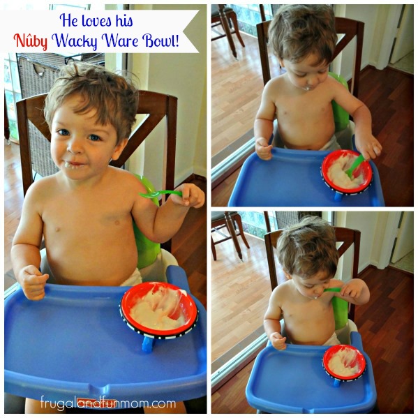 Nuby Wacky Ware Bowl With Toddler