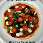 Making Semi-Homemade Pizzas & Having Fun with Frigo Cheese Heads Light String!