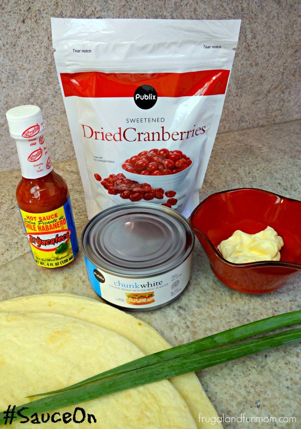 Making Sweet and Spicy Chicken Salad Wraps With El Yucateco! #SauceOn #Shop #Cbias