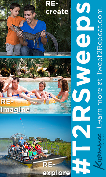 You Could Win a #Vacation for Four to Kissimmee! #T2RSweeps Tweet to Repeat Sweepstakes!