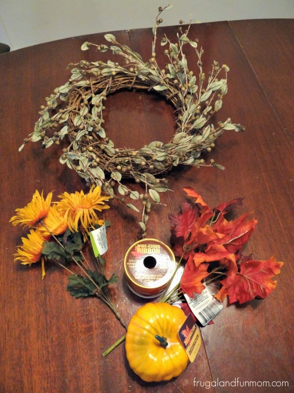 Fall Door Wreath Idea That Is No Glue 1