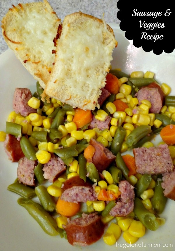 Sausage and Veggies Recipe! An Easy Weeknight Dinner!