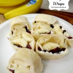 Banana Breakfast Wraps with Chocolate Chips and More!