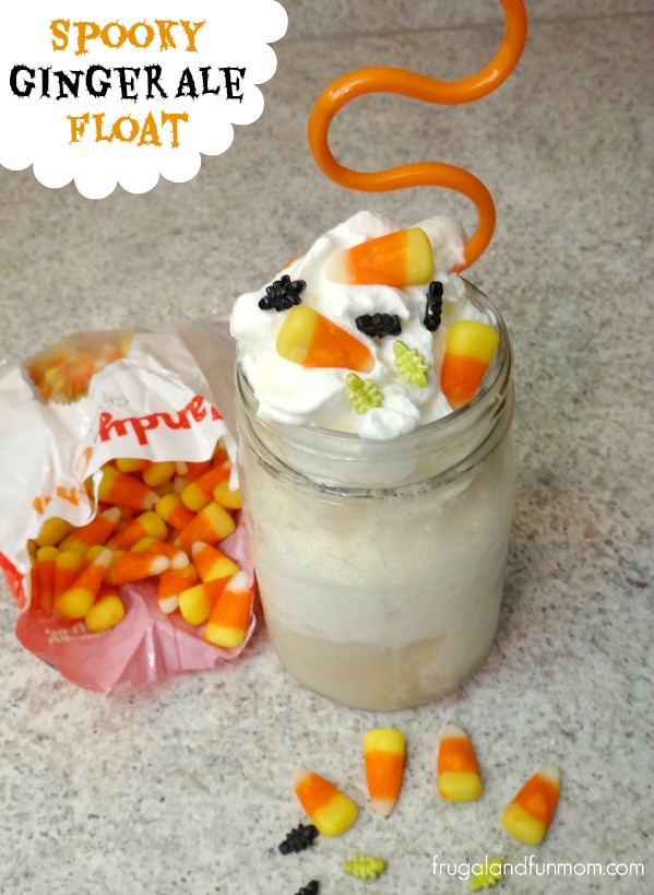 Spooky Ginger Ale Float! A Halloween Inspired Treat!