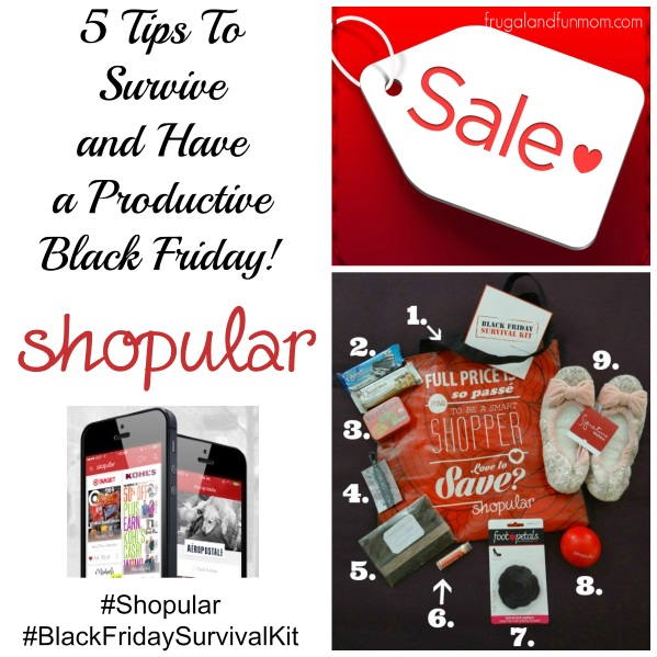 5 Tips To Survive and Have a Productive Black Friday! #Shopular #BlackFridaySurvivalKit