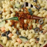 Bacon and Vegetables Pasta Salad “Big Game” Recipe!