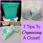 7 Tips To Organizing A Closet! Easy In Home DIY!